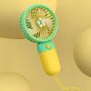 2pcs Mini Handheld Fan Jost Cartoon Fruit Flower Design
