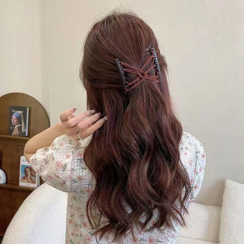 Creative Magic Disc Hair Clip Vintage Elastic Rope Hair Comb Premium Material Headwear for Women Birthday Gift Hair Styling