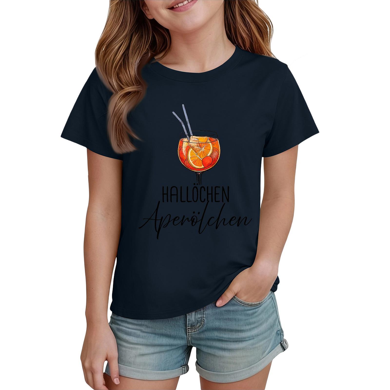 

Printed Fashion Casual Short-Sleeve Tops For Boys And Girls 150 Темно-синій