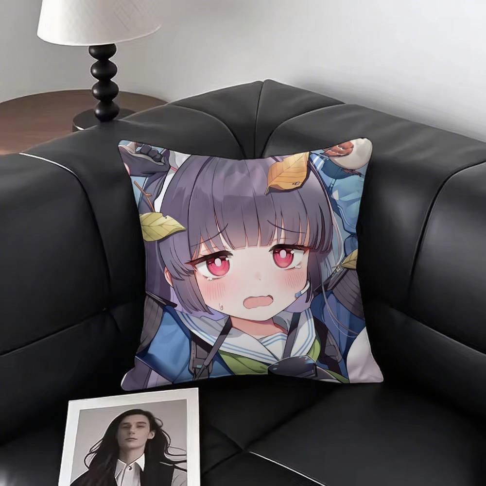1pc Anime Blue Archive Kasumizawa Miyu Pillow Case Fashion Square Pillowcase Bedroom Sofa Room Ins Decoration Leisure