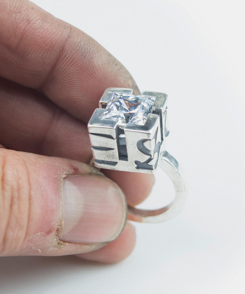 Sheen666 Bonus Series Square Silver Ring (Type A)