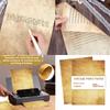 50 Blatt Briefpapier Schreibpapier A4 Retro-Papier Beidseitig bedruckbares Papier für den Druck von Einladungen