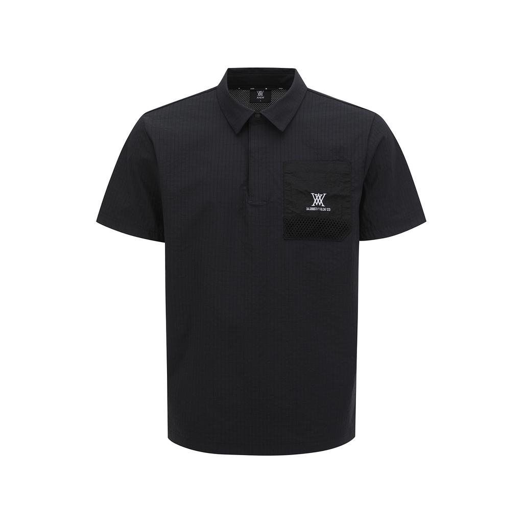 ANEW GOLF Men Sm Patch Pocket Short T-Shirt_Bk