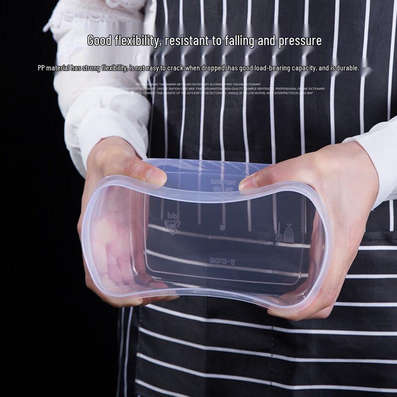 ZISIZ Rectangular Freezable Plastic Food Storage Container