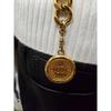 Used CHANEL gold chain belt with coin charms