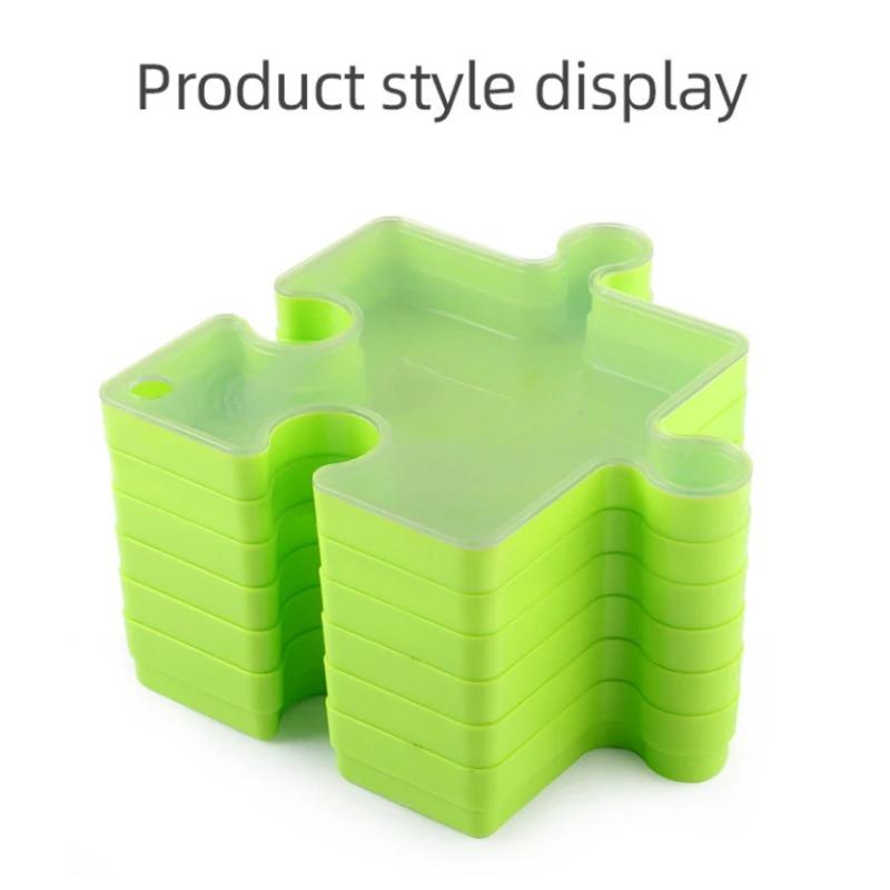 6-layer Puzzle Storage Box With Transparent Cover 3D Puzzle Splicing Sorting Organizer Multifunctional Puzzle Storag Tool