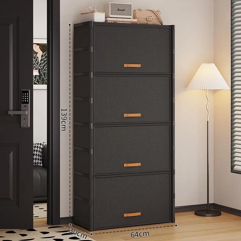 Dustproof Multilayer Shoe Rack Household Shoe Cabinet Spacious Storage Organizer Shelf Small Spaces Shoe Storage Home Furniture