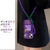 Monster doll for iphone16 iPhone case 15 double bracket 14 oblique span lanyard 13 silicone 17 simple