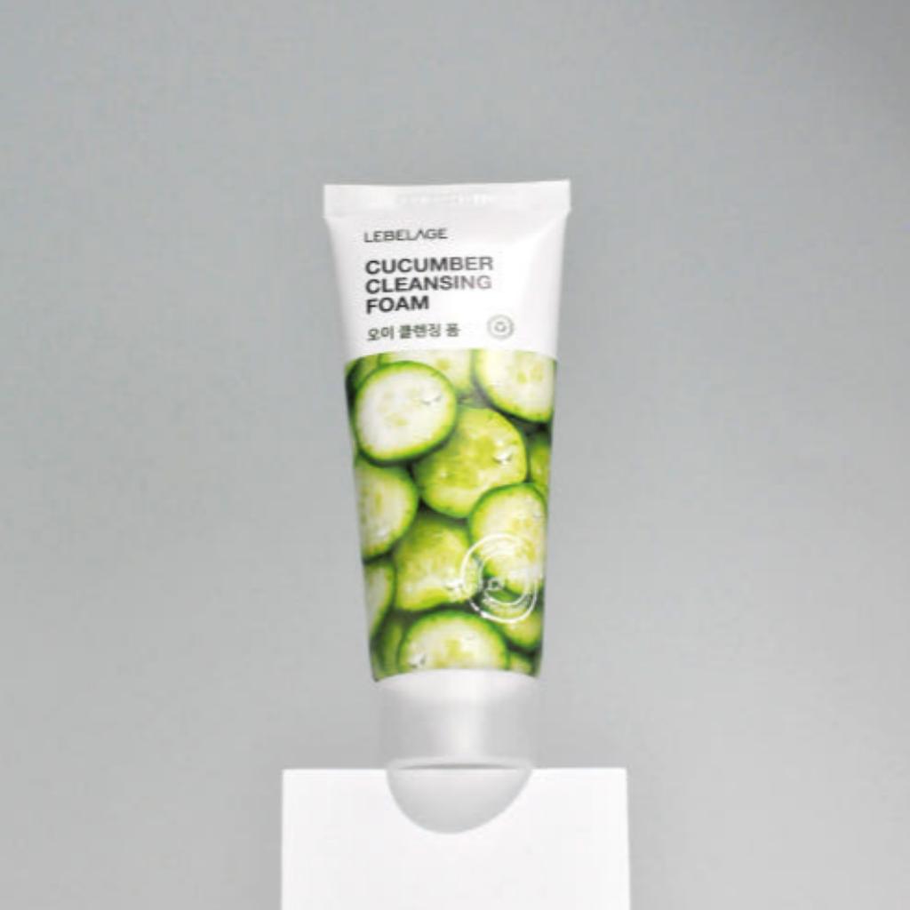 [LEBELAGE] Cleansing Foam 100 ml /RICE, SNAIL, ALOE, CICA, CHARCOAL, GREEN TEA, CUCUMBER, COLLAGEN