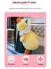 Adorable Yellow Duck Lumbar Pillow - Cute and Fluffy Cushion for Sofa, Office, or Bedside.
