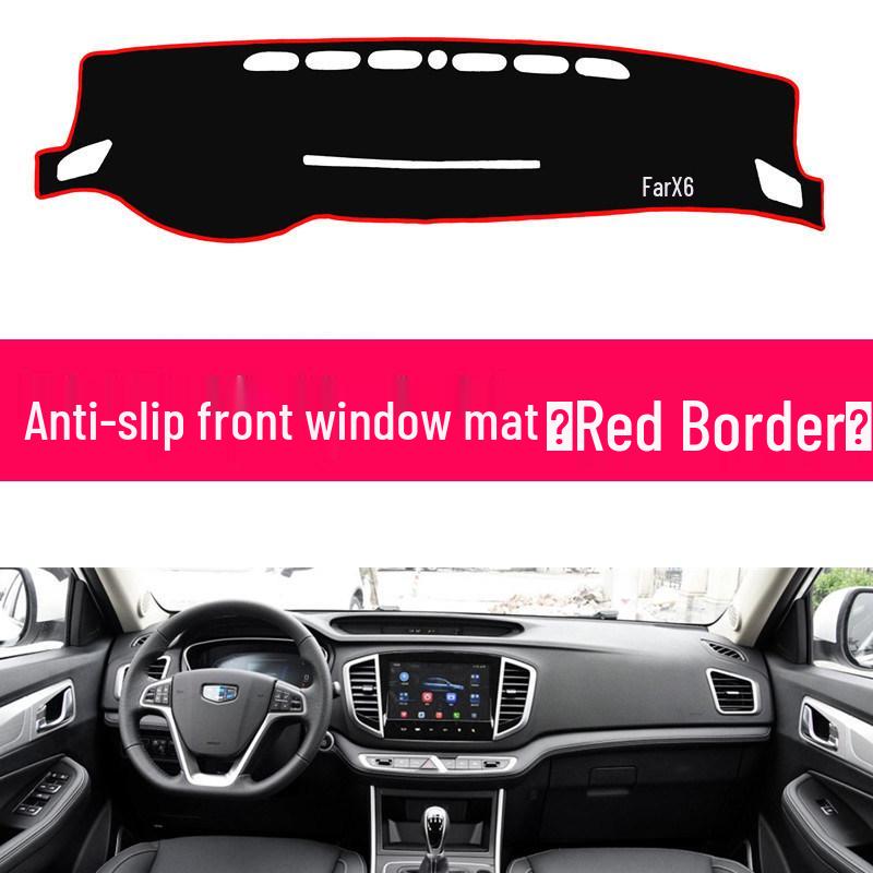 

Anti-Slip Heat Insulation Sunshade Pad for Geely Vision X6 16-19 Console Standard