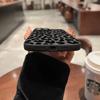 Black Leopard Print Trendy Phone Case For Samsung Galaxy S25 Ultra S26 S24 S23 FE S22 Plus S21 S20 A54 A55 A35 A15 Soft Cover