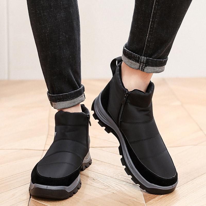 Men Shoes New Boots Men Winter Snow Boots Casual Men Winter Boots Outdoor Sneakers Furry Warm Male Shoe Waterproof Work Shoes