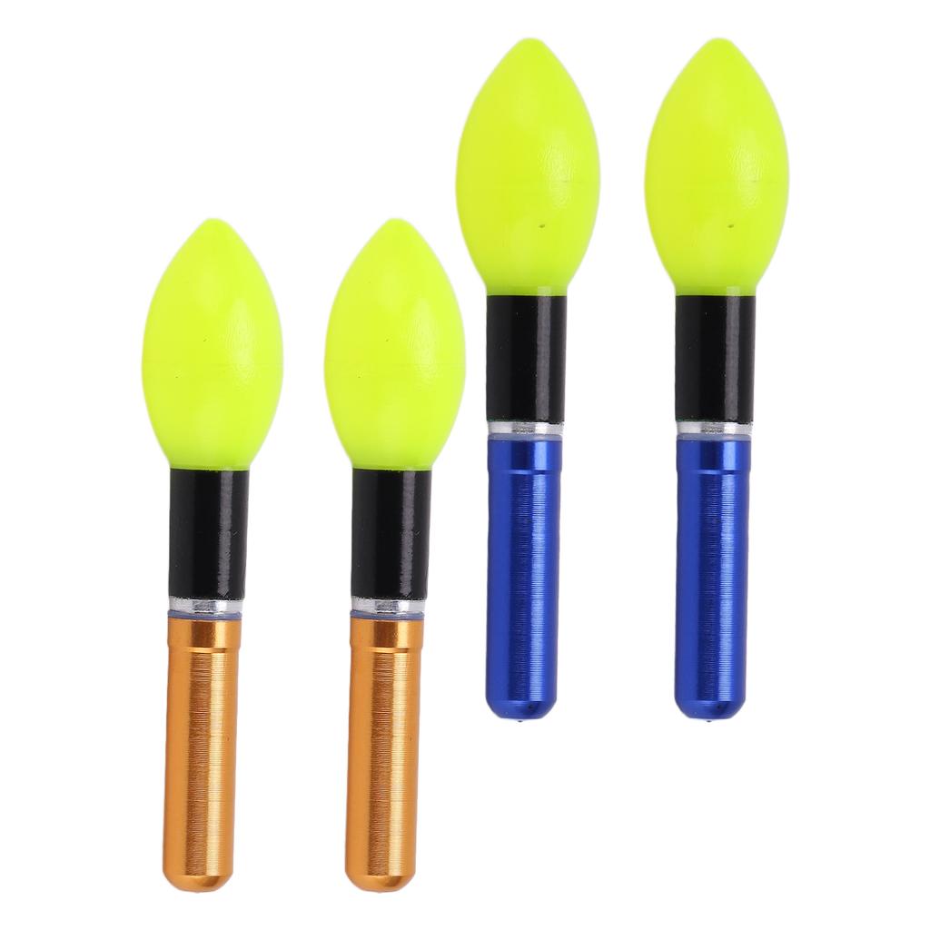 2pcs Glowing Fishing Floats LED Glowing Fishing Drifting Bobbers for Night Fishing