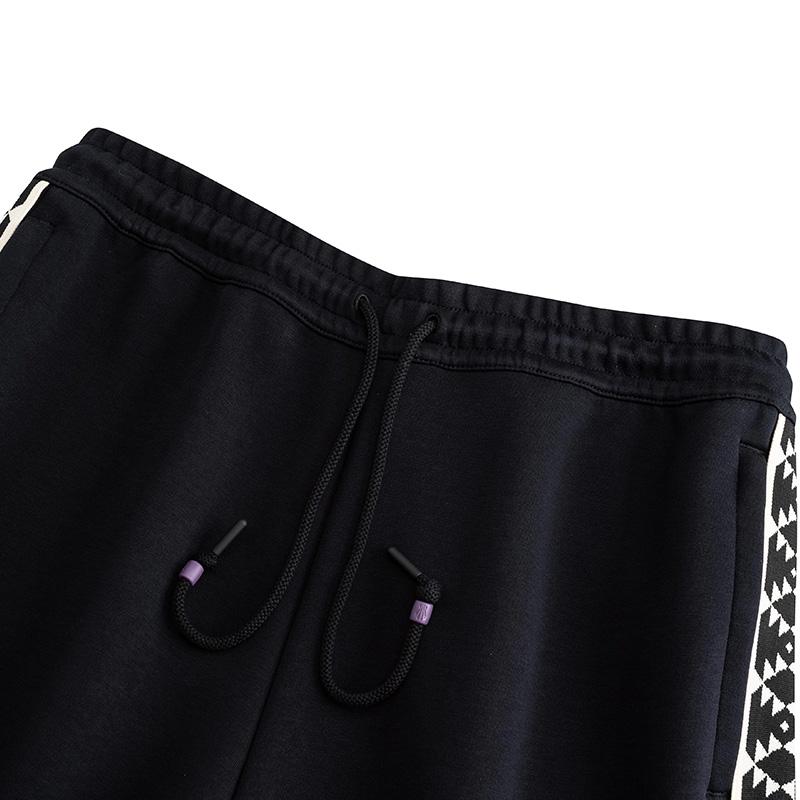 Anta Kyrie Serie Dynamische Technologie Gestrickte Lässige Sporthose Unisex Hose Basic-Schwarz 172541305-2