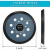 2pcs 5 Inch 8 Hole Orbital Sander Replacement Pad Hook,Loop Sanding Pad Compatible with Milwaukee 51-36-7090,51-36-7100