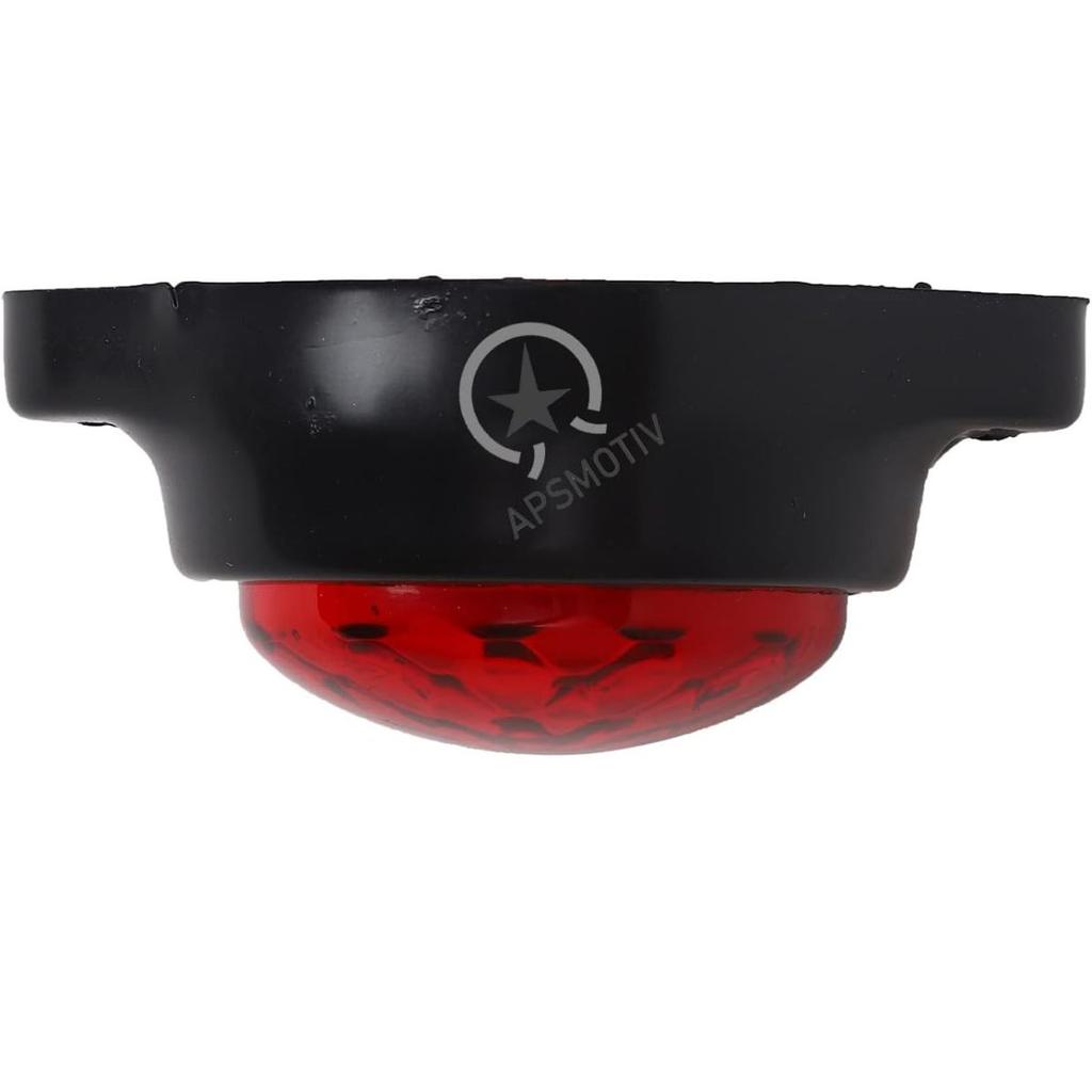 APSMOTIV 8 PCS Red LED RED Side Marker Light Indicator Light Rear for Truck Trailer RV Cab Boat Bus Lorry Side Marker Lights