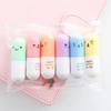 6 Stück / Packung Niedliche Pillen-Mini-Highlighter-Marker Zeichenstifte Schulbürobedarf Kinder Schüler Schreibwaren