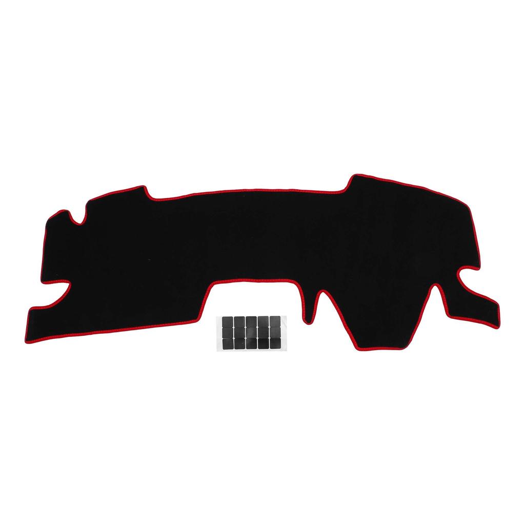 TUCKBOLD Dashboard Mat for Toyota Yaris Cross MXPB1 Center Console Dashboard Black and with 1 Sticker Set (2020-2024), Cover, Red,
