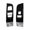 2pcs Car Door Armrest Panel Handle Holder Window Switch Button Panel Cover Trims For Dodge Challenger 2015-