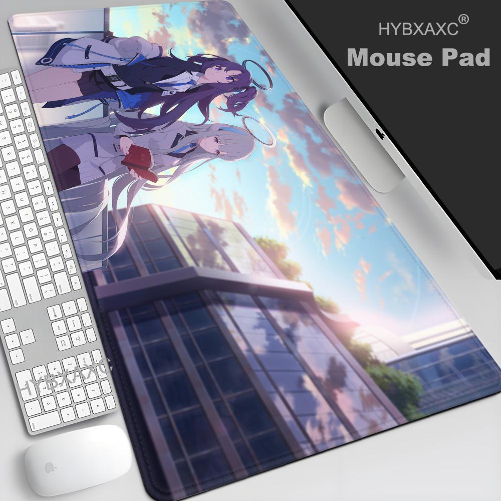 Mouse Pad NonSlip Rubber Edge locking mousepads Game play mats Game Blue Archive Cute Takanashi Hoshino for notebook PCcomputer