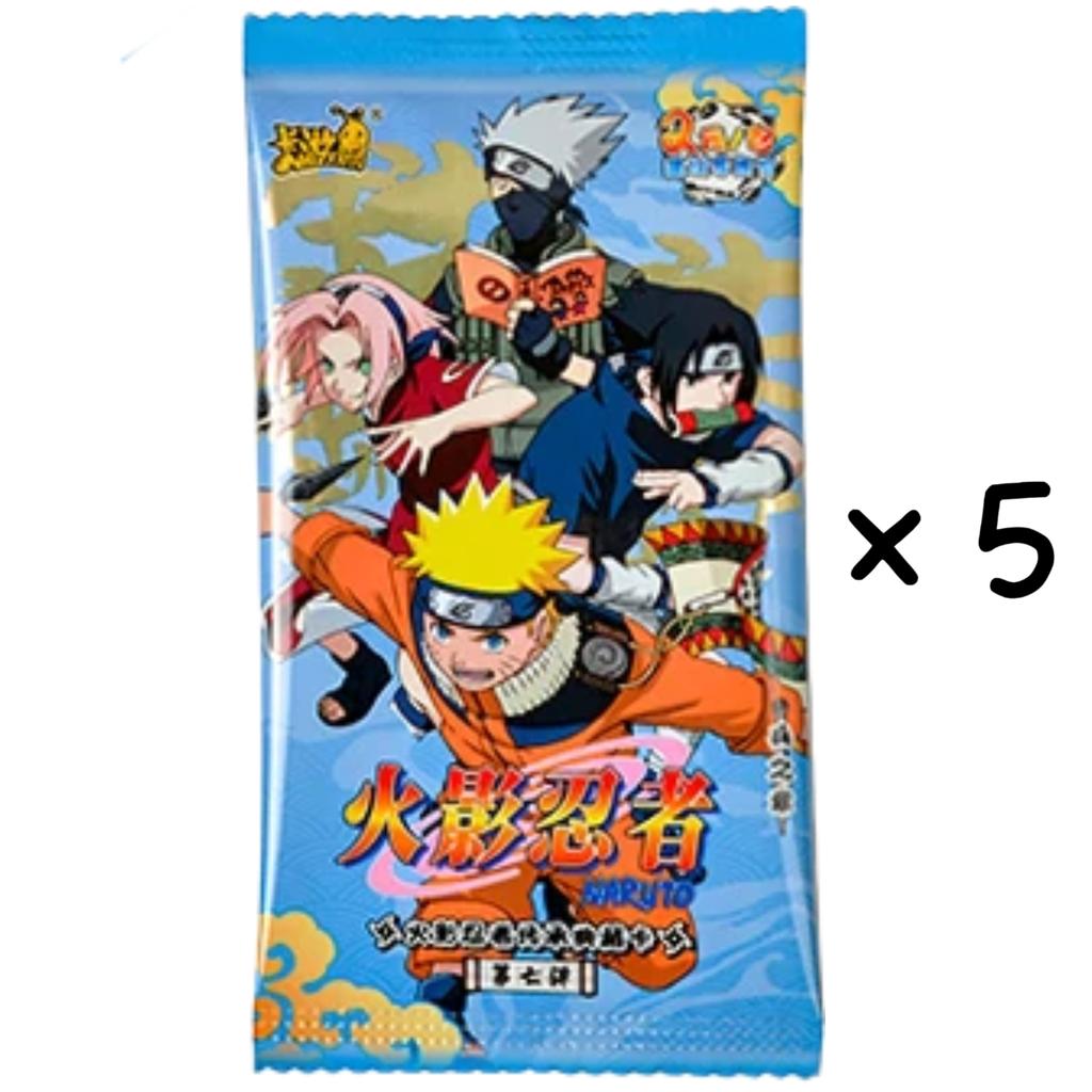 Genuine Naruto Cards Box Anime Figure Card Booster Pack Sasuke Collection Flash Card Toy Birthday Christmas Gift for Kids