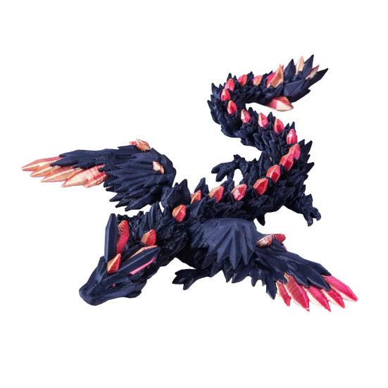 Ou de Dragon Imprimat 3D cu Dragon în Interior Decorațiune de Masă Fantezie Animal Articulat Jucărie Antistres Articol de Colecție Umpluturi Ciorap Crăciun pentru Copii