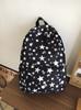 Schoolbag Female Junior High School High School Student Star Print Korean Version Niche Ins Backpack Mori College Student Backpack Female