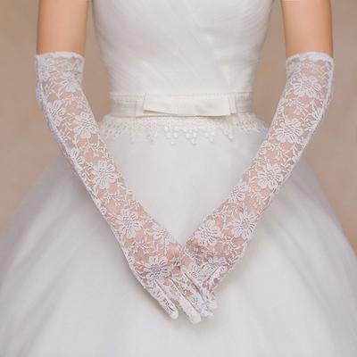 Accessories Clothing Accessories Party Dress Cycling Driving Mittens Bridal Gown Mittens Lace Gloves Wedding Bridal Gloves