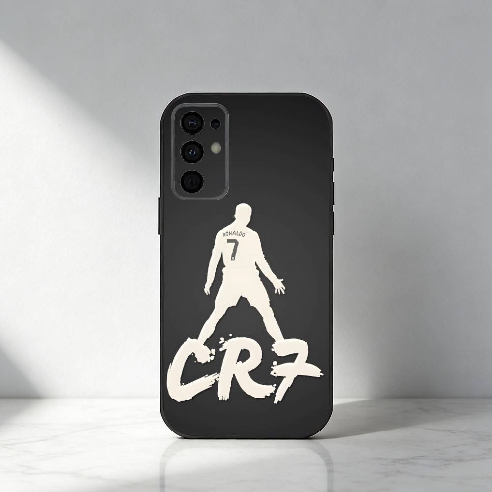 

CR7 R-Ronaldo Football Player Phone Case For Samsung S25,S24,S21,S22,S23,S30,Ultra,S20,Plus,Fe,Note,5G Black Cover Samsung S26Plus