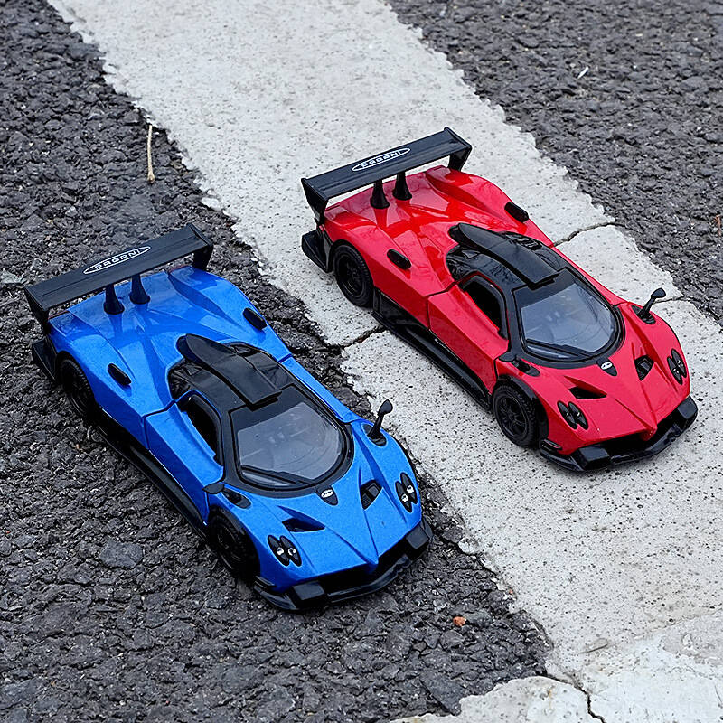 Pagani Zonda R Supercar 5 Inch Metal Car Simulation Diecast & Toy Vehicle RMZ City 1:36 Alloy Model Pull Back Car