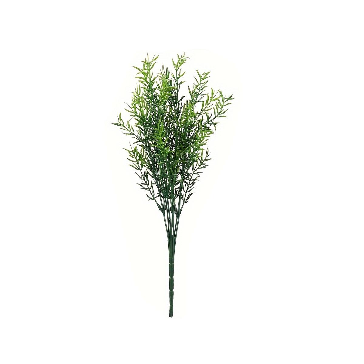 

1/4pcs Artificial Flowers Plastic Grass Wedding Home Garden Vases Decorations Diy Photography Props Bonsai Fake Plants Festival 1pc армия зеленый