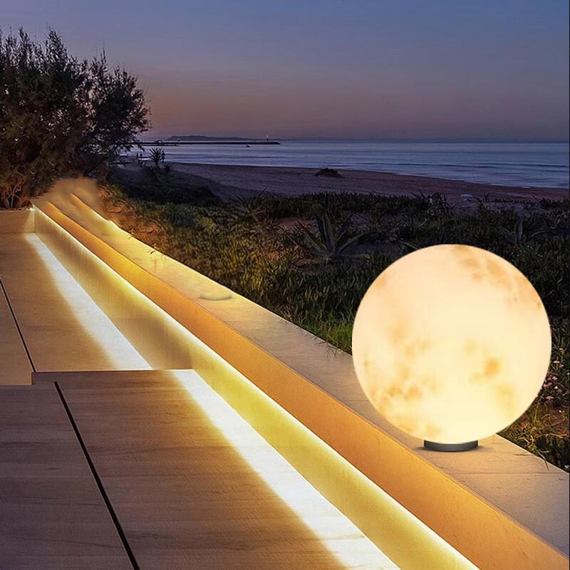 UOSU Outdoor Waterproof Moon Garden Lamp