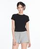 1993STUDIO W Basic Raglan Crop Slim T-Shirt (3 Colors)