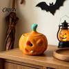 Multi Purpose Storage Box Halloween Pumpkin Candy Box, 3D Printed Container, Fillable Reusable Plastic Bucket Treat for Trick or Treat, Party