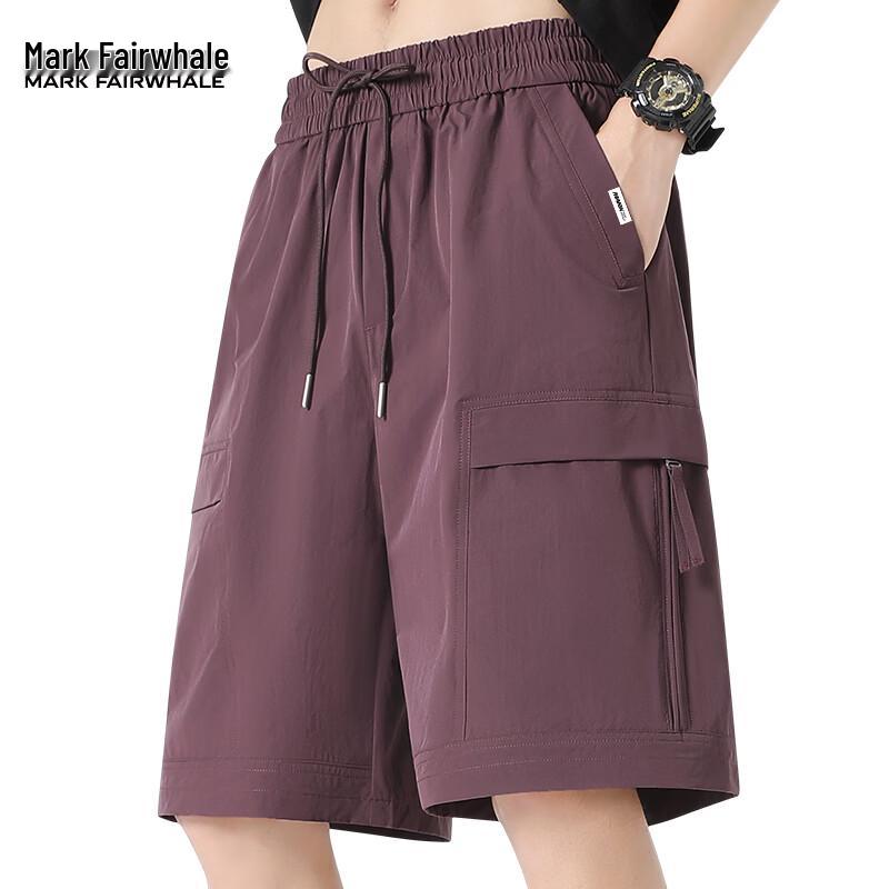 

Mark Hua Fei Men s Loose Fit Multi-Pocket Cargo Shorts L