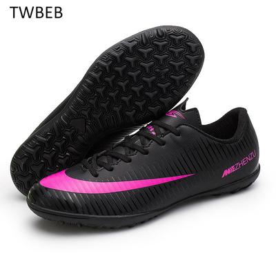 Low-top Men Football Boots Comfortable Fabric Spring Fashion Summer Outdoor Training Soccer Shoes Kids Adults Cleats
