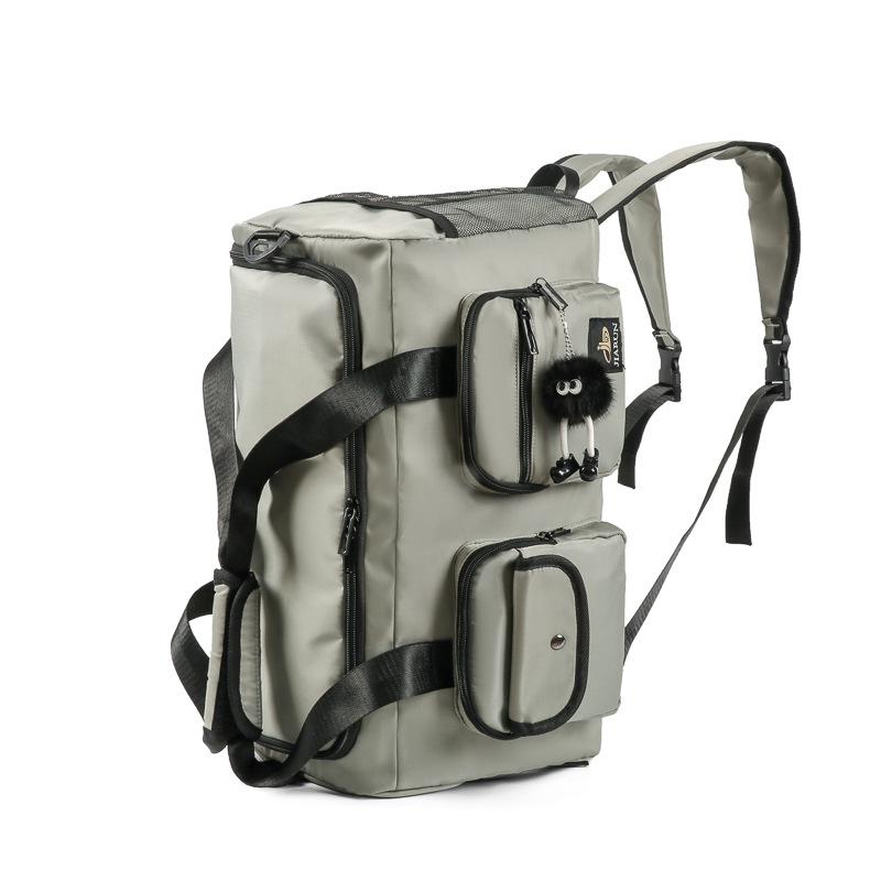 Fashion trend going out multi-pocket decompression portable travel bag wet and dry separation belt shoe compartment fitness bag can cover tie rod