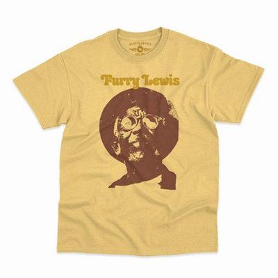 Old School Furry Lewis T-Shirt and Kids Tshirt - Classic Heavy Cotton