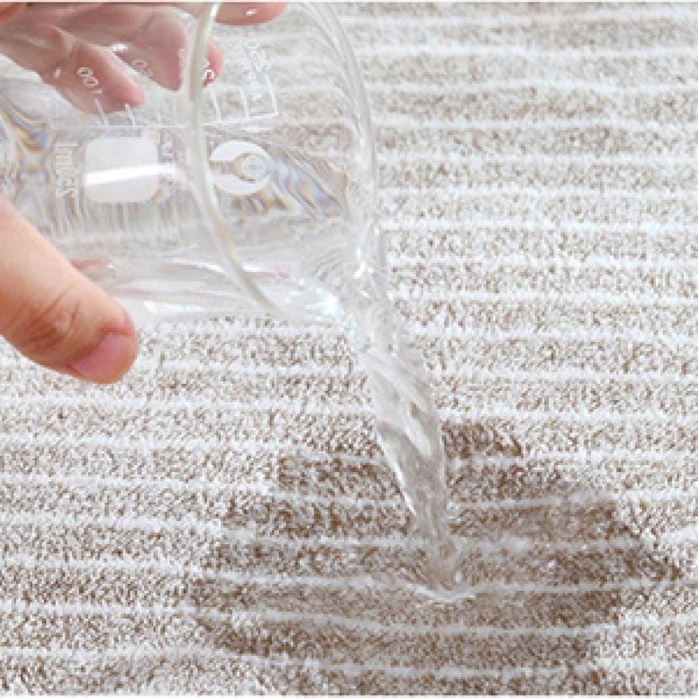 Coral Fleece Striped Towel 2-Pack Soft, Absorbent, Quick-Drying Ideal for Bathrooms, Gyms, and More