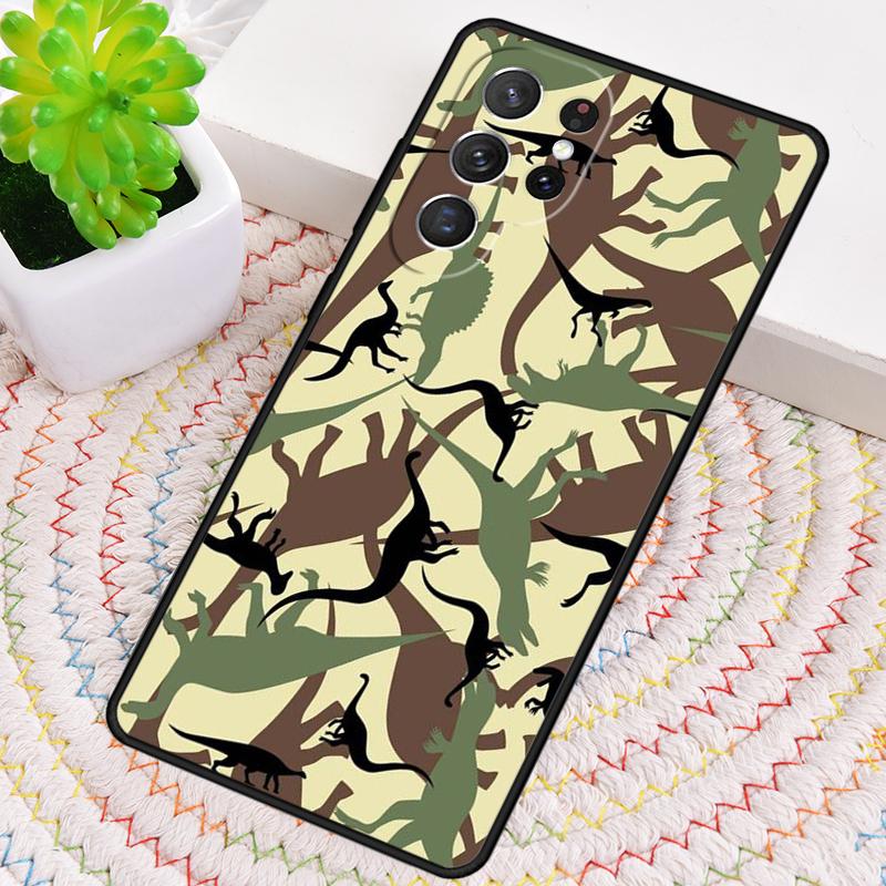 Dinosaur Pattern Phone Case for Samsung Galaxy Note 10 Pro S26 Ultra S23 S24 FE S25 S21 S22 PLUS Shockproof Cove