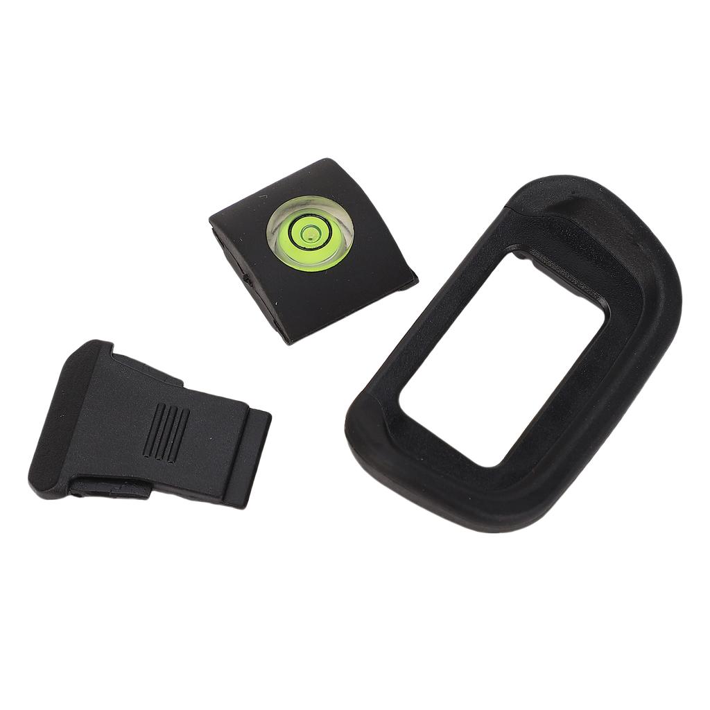 Camera Eyecup Level and Hot Shoe Cover Set Fit for R10 3 In 1 Camera Viewfinder Eyecup Bubble Level Hot Shoe Cap