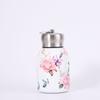 Round Stainless Steel Water Bottle Portable Durable Slim Insulated Thermal Water Bottle Leak Proof Solid Color