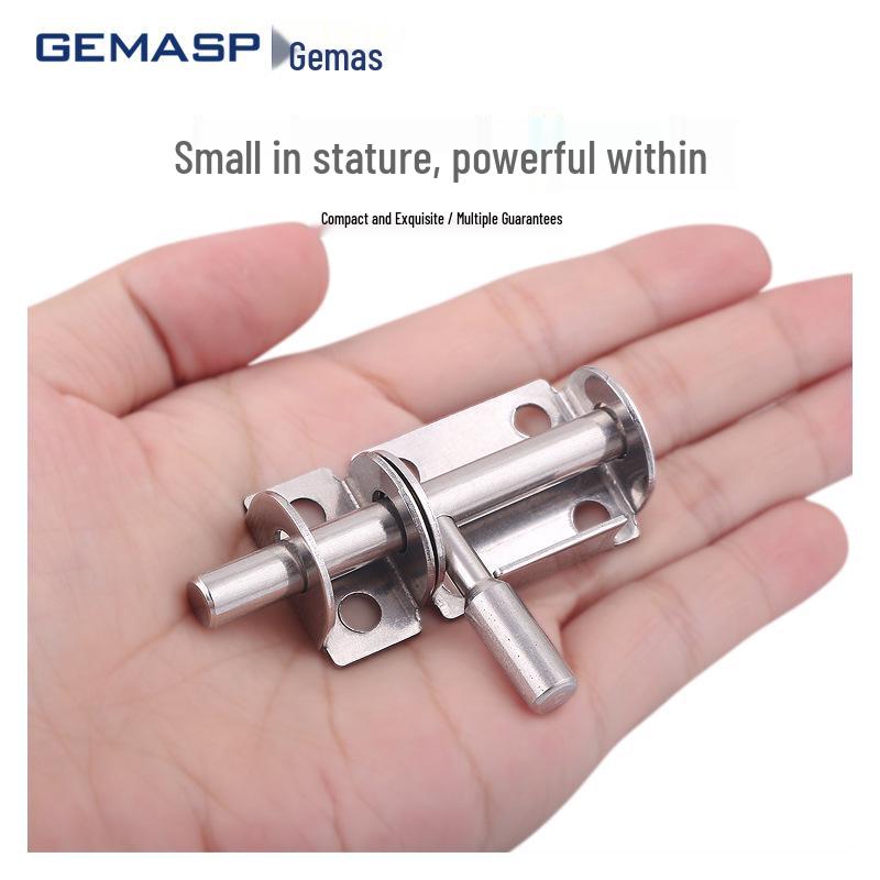 Stainless Steel Anti-Theft Door Bolt Lock for Wood and Bathroom Doors