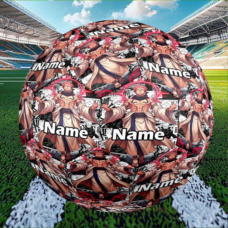Custom Name Personalized Jujutsu Kaisen Print Size 5 Soccer Ball Training & Match Football, for Team, Kicking, Gift for Football