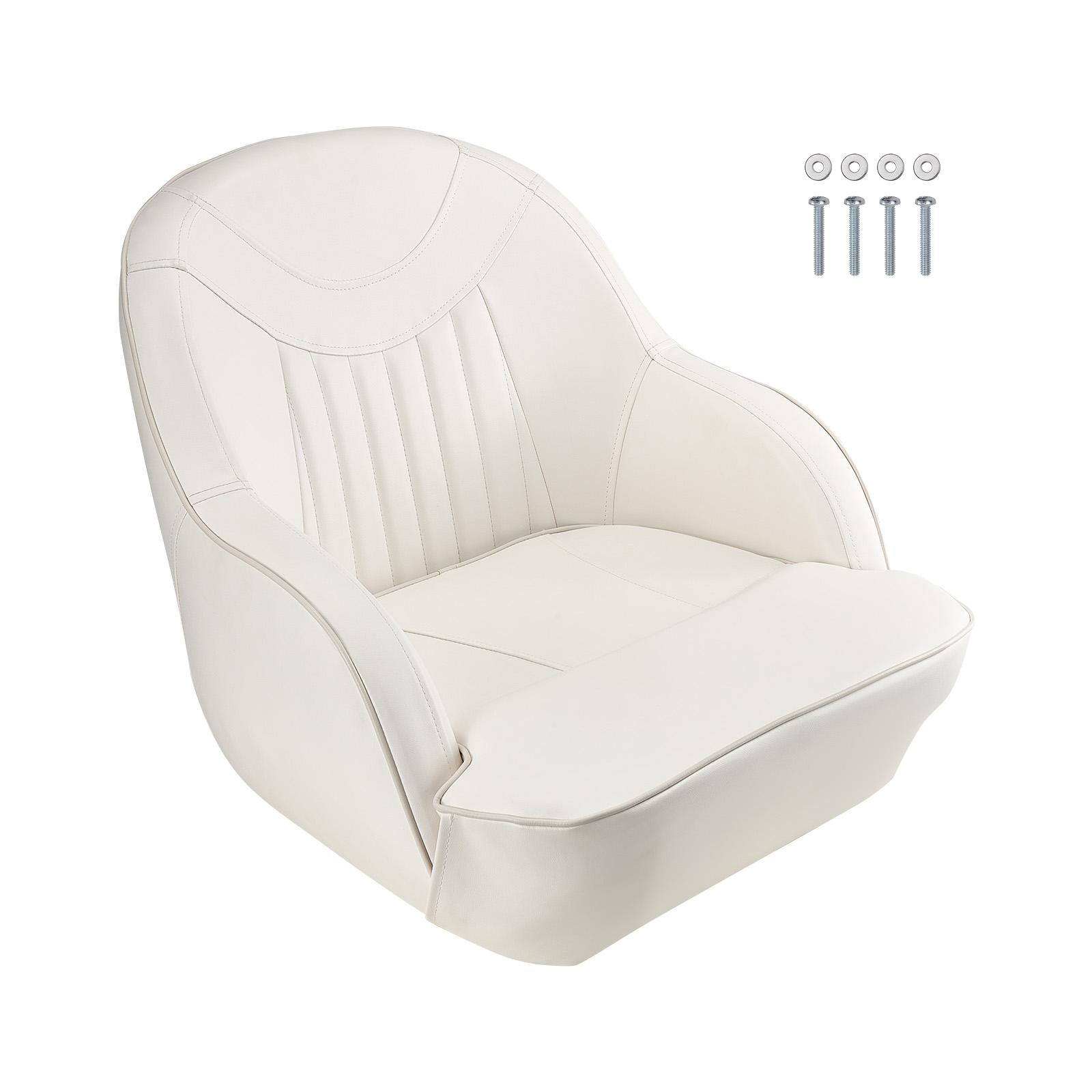 

SucceBuy Сиденье для лодки с высокой/низкой спинкой, сиденье капитана-ковша для лодки с утолщенной губчатой подушкой и водонепроницаемой ПВХ кожей для судна