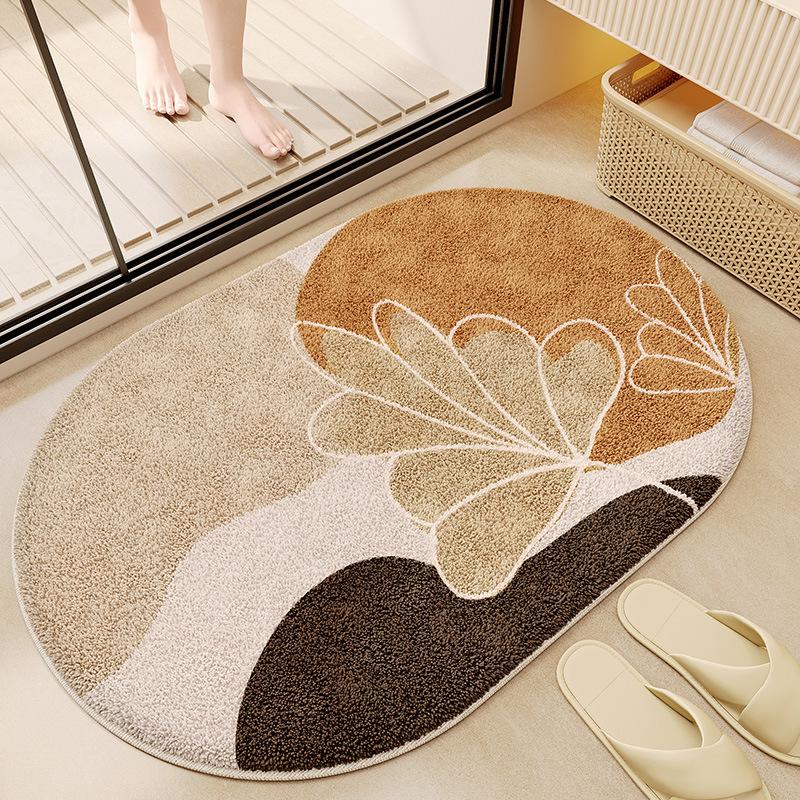 Bathroom Floor Mat Bathroom Foot Mat Absorbent Mat Bathroom Door Non Slip Carpet