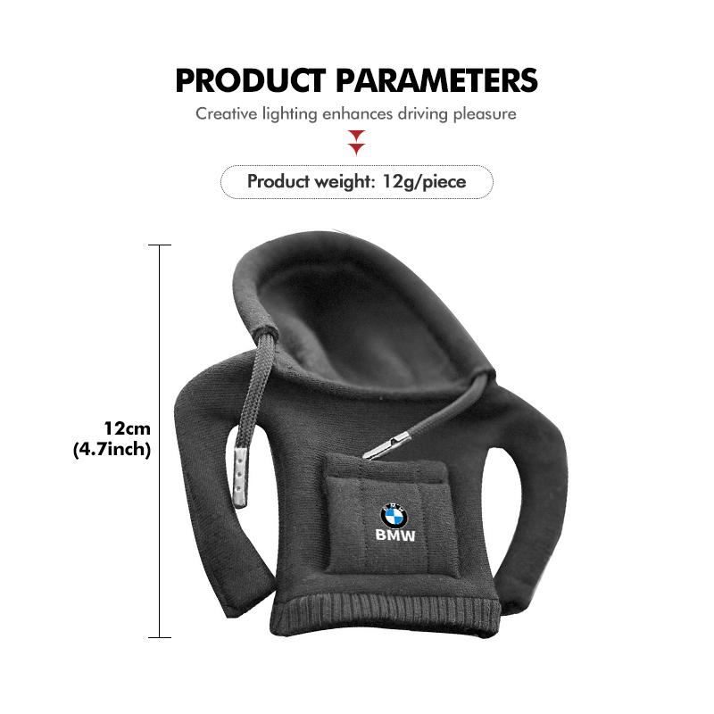 Hoodie Car Shift Anti Slip Protective Cover Interior Accessories For BMW X3 X5 M5 M3 E46 E90 E60 F10 E39 F30 E36 G30 E87 E70