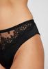 Black Women's Panties Made of Smooth Microfiber with Elegant Embroidery 3513 Eva Kleo