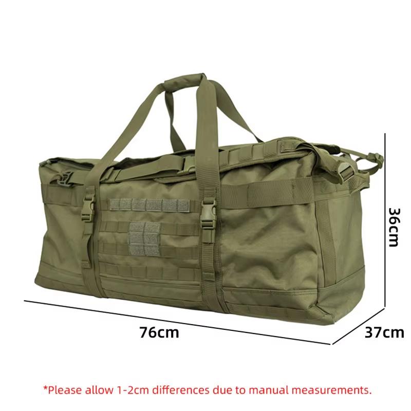 106L Luggage Duffel Bag Camping Backpack Tactical Large Bags Men'S Hiking Travel Mountaineering Trip Utility Gym Weekend Duffle